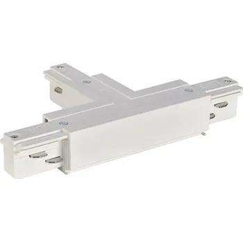 Bodové svítidlo BIG WHITE SPOJKA T pro vysokonapěťovou 3fázovou nástavnou přípojnici EUTRAC levá, bílá 1001518