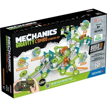 Stavebnice Geomag Geomag Mechanics Gravity Combo Starter Set 153 dílků