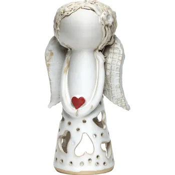 Svícen DB lampa na svíčku - anděl keramický