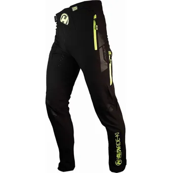 Cyklistické kalhoty HAVEN Cyklistické kalhoty dlouhé bez laclu - RIDE-KI LONG - zelená/černá