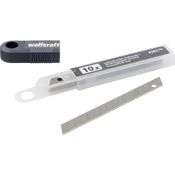 Pracovní nůž Wolfcraft 4302000 Odlamovací čepele 9 mm 10 ks