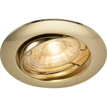 BIG WHITE PIKA, svítidlo k zabudování do stropu, QPAR51, výklopné, mosaz, max. 50W 1000720