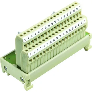 Elektronická součástka Interface, RSF, Plug-in connector acc. IEC 603-1 / DIN 41651, 16-pole, Screw connection RS F16 LPK 2H/18 Weidmüller Množ