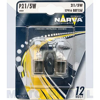 žárovka P21/5W 12V, , NARVA, 17916BL
