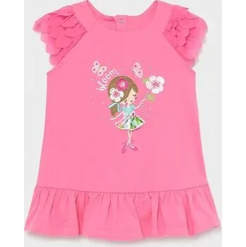 Kojenecké šaty kojenecké letní šatičky s panenkou Mayoral 1975 velikost 80