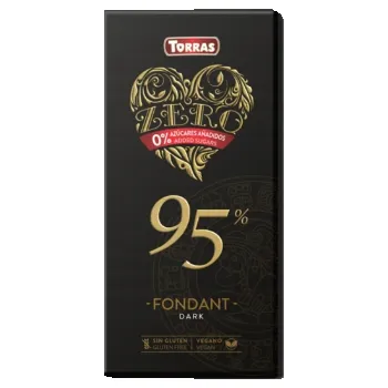 Čokoláda TORRAS Čokoláda 95% se sladidly bzl vegan 100g