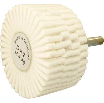 Brusný kotouč Filcové kartáčové stopkové tělísko Format 50x20mm Ø stopky 6 mm- měkký