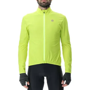 Cyklistická bunda UYN Cyklistická větruodolná bunda - ULTRALIGHT WIND - žlutá 2XL