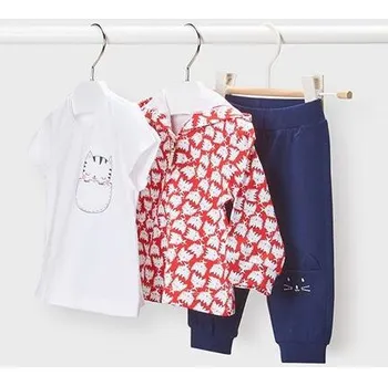 Kojenecká souprava Mayoral komplet kočičky mikina, kalhoty, triko 1888-29 velikost 68