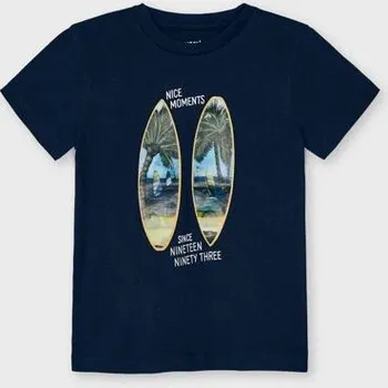 Chlapecké tričko Mayoral klučičí letní triko s měnícími surfy 3030-57 marino velikost 92
