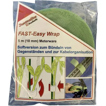 FASTECH® 701-322-Bag pásek se suchým zipem na rostliny a zahradu háčková a flaušová část (d x š) 5000 mm x 10 mm zelená