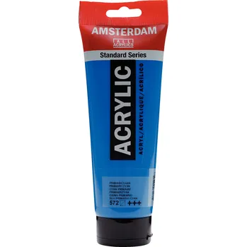 Vodová barva Akrylová barva Amsterdam Standard - 572 Primary Cyan Objem: 250 ml