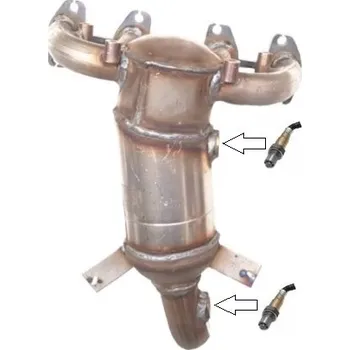 Výfukový systém Výfuk JMJ - katalyzátor výfuku FIAT Panda II 1.2i (PR 1091010 [090-496])