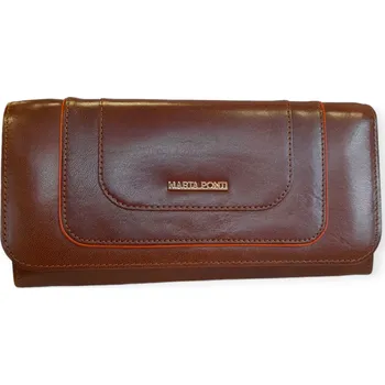 Peněženka Marta Ponti dámská kožená peněženka multi - koňak B120705 cogn/multi