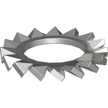 Matice OBO Bettermann DIN6798 M10 4401 3404381 vějířovitá podložka vnitřní Ø: 10.5 mm M10 DIN 6798 ocel 100 ks