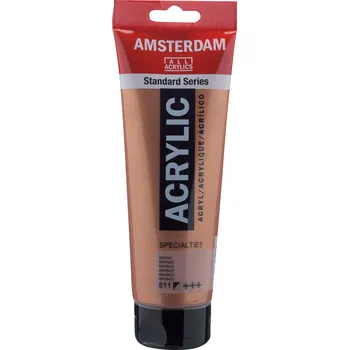 Vodová barva Akrylová barva Amsterdam Standard - 811 Bronze Objem: 250 ml