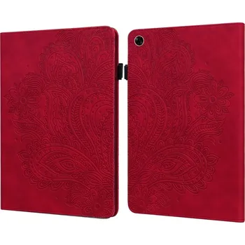 Pouzdro na tablet VSECHNONAMOBIL 54451 ART ORNAMENT Zaklápěcí pouzdro Xiaomi Redmi Pad červené