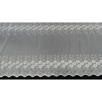 Záclona BYTEMA Záclona Květy 45 cm