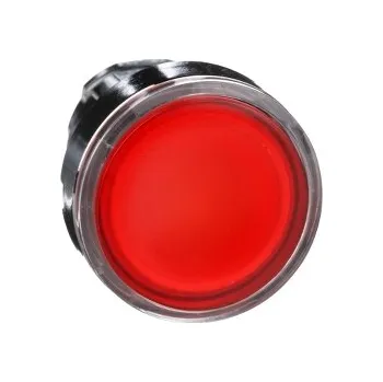 vypínač SCHN ZB4BW343 Ovládací hlavice stiskací prosvětlená, lícující - rudá