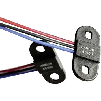 Hamlin Hallův senzor 55100-3H-02-A 3.8 - 24 V/DC Měřicí rozsah: 0 - 18 mm kabel, otevřené konce