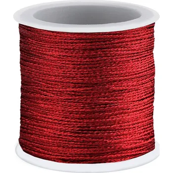 Příze Lurexová šňůra / briliantový motouz Ø0,3 mm vánoční