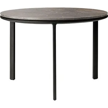 Noční stolek Noční stolek Vipp423 šedý mramor Ø60 v.40,5