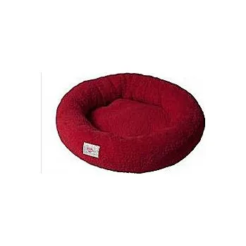 Pelíšek pro psa Pelech Amélie plyš kulatý 60cm Červená A22 1ks