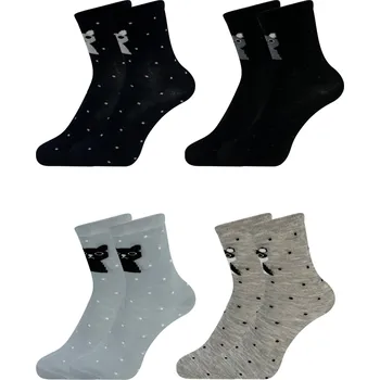 PESAIL Dívčí veselé ponožky QW3054 6páry Velikost: 27-30