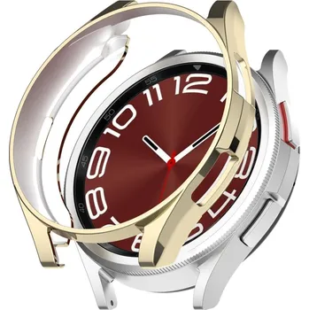 VSECHNONAMOBIL 63870 TPU HALF COVER Obal pro Samsung Galaxy Watch 6 Classic 43mm zlatý