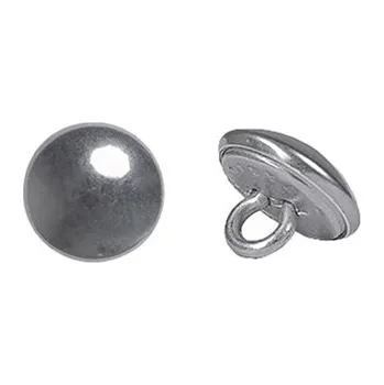 Knoflík Knoflík francouzský 15 mm - stříbrný