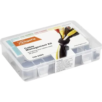 Televizní držák Vogels kabelový vývod černá