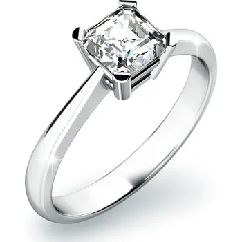 Módní doplněk Zásnubní prsten bílé zlato 585/1000 zirkon ZP-10808-B-ZIR velikost 62