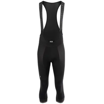 Cyklistické kalhoty Kalas PURE Z | 3/4 zateplené kalhoty se šlemi | černé Velikost: 3XL