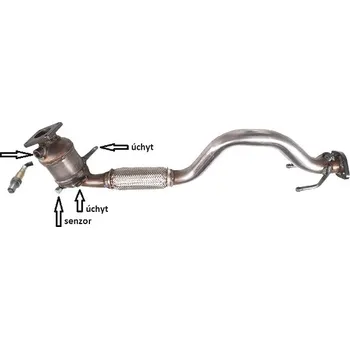 Auto-moto Výfuk JMJ - katalyzátor výfuku AUDI A3 1.6 FSi, VOLKSWAGEN Golf V 1.4 FSi, VOLKSWAGEN Golf V 1.6 FSi (PR 1091579 [090-110])