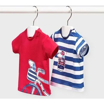 kojenecká letní trička s pejsky Mayoral 1095-55 Red velikost 74