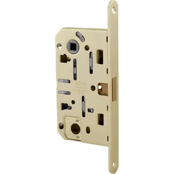 Dveřní kování AGB - Magnetický zámek MEDIANA POLARIS - WC WC klíč, 96 mm OLV - Mosaz leštěná lakovaná