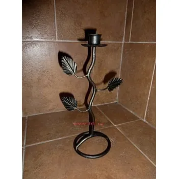 Svícen Kovový svícen Květina 1