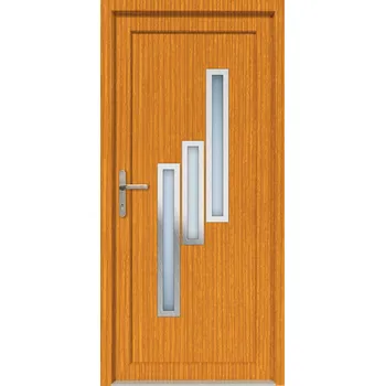 Vchodové dveře Aluplast Plastové vchodové dvere Leo