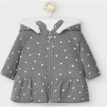 zateplená mikina se srdíčky pro miminko Mayoral 2461 velikost 62