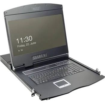 KVM přepínač Digitus DS-72211-4GE KVM konsole Cat 5 (RJ45) 1366 x 768 Pixel