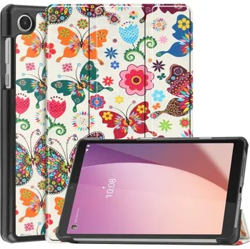 Příslušenství pro tablet VSECHNONAMOBIL 56023 ART Zaklápěcí obal Lenovo Tab M8 4. generace (4th gen) BUTTERFLIES