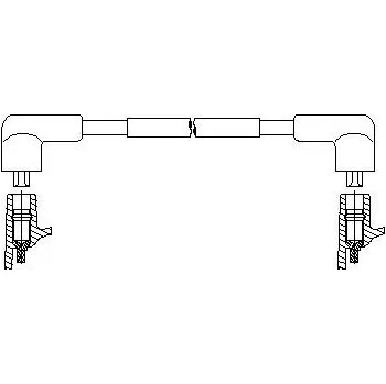 Zapalovací kabel zapalovací kabel, , 6170844, BREMI, 820E50