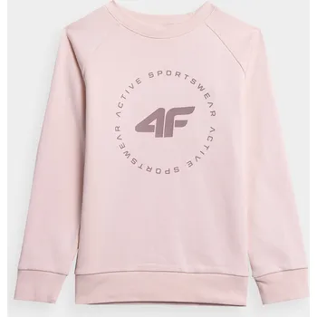 Dívčí mikina 4F 4FJAW23TSWSF637 CREME Dětská mikina EU 128