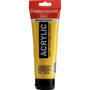 Vodová barva Akrylová barva Amsterdam Standard - 272 Transparent Yellow Medium Objem: 250 ml