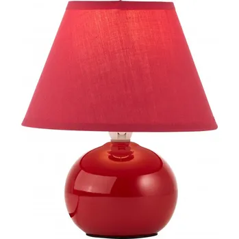Lampička Brilliant 61047/01 Keramická stolní lampa PRIMO červená