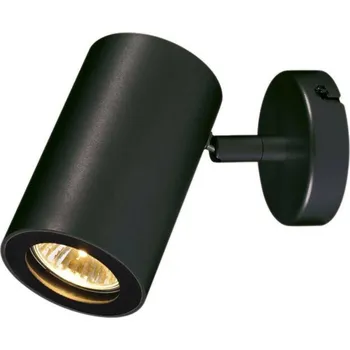 BIG WHITE ENOLA_B, nástěnné a stropní svítidlo, bodové svítidlo, jedna žárovka, QPAR51, černé, max. 50&nbsp;W 152010