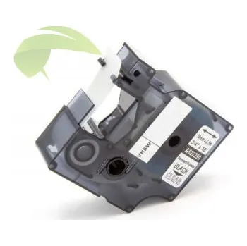 Pásek do tiskárny TONERSYP páska pro Dymo Rhino 622290, 19mm×5,5m, černý tisk/průhl. podklad, polyester