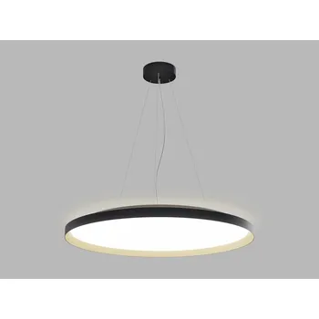 LED2 32750537DT Závěsné svítidlo MOON 80 P/N-Z, BG TRIAC DIM 88W 2CCT 3000K/4000K černá/zlatá RING