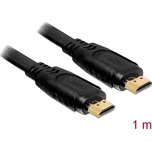 Delock HDMI kabel Zástrčka HDMI-A, Zástrčka HDMI-A 1.00 m černá 82669 4K UHD HDMI kabel