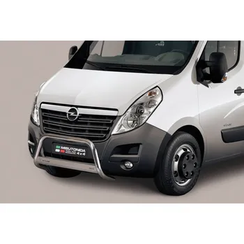 Tuning Přední ochranný rám Medium OPEL Movano 2010-19 Misutonida EC/MED/K/361 Leštěný nerez
